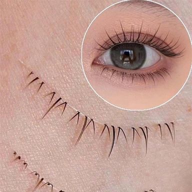 5pairs Thin Under Eyelashes