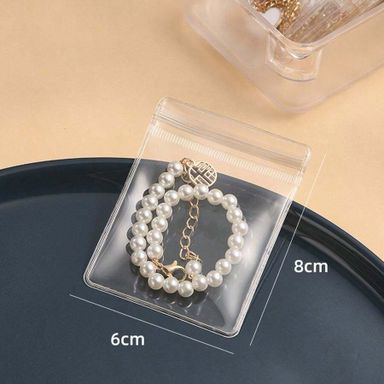 5Pcs Transparent PVC Jewelry Storage Bags