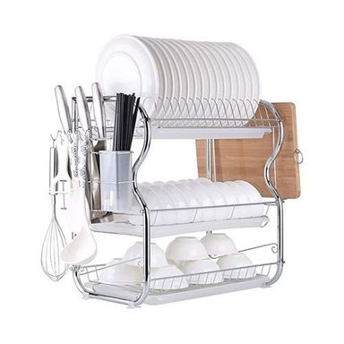 Rashnik 22" 3 Layer S.S. Dish Rack