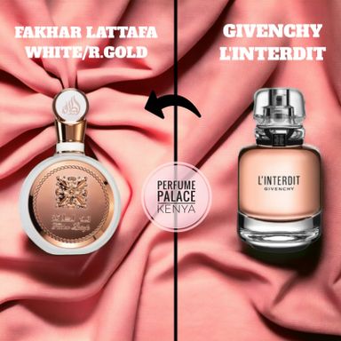 FAKHAR LATTAFA (ROSE GOLD/WHITE) - GIVENCHY L'INTERDIT 