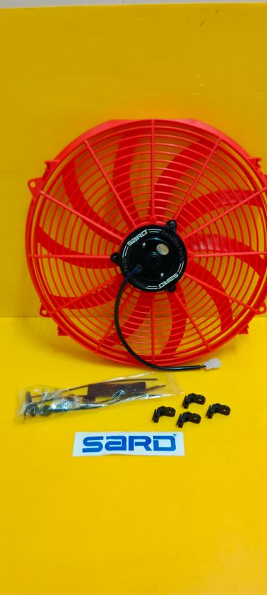 sard radiator fan   16''  red COLOR Super slim & light  weight  High Speed   
