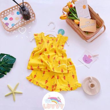 [169] Sleeveless & Ruffles Play Set (80~120)