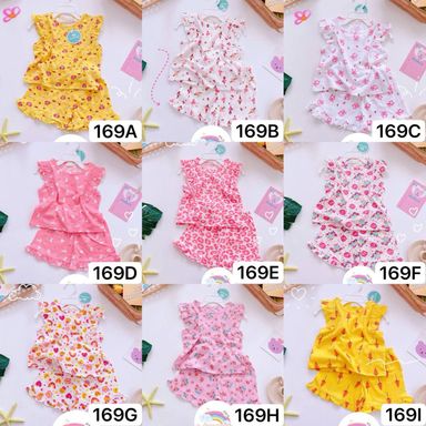 [169] Sleeveless & Ruffles Play Set (80~120)