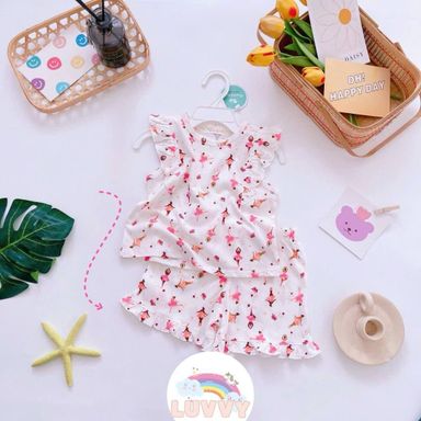 [169] Sleeveless & Ruffles Play Set (80~120)