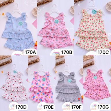 [170] Round Neck Skorts Play Set (80~120)