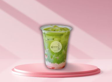 Strawberry Matcha Latte