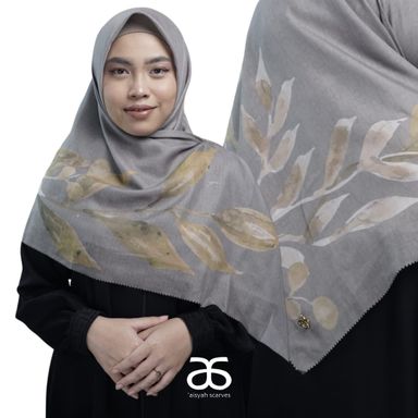 ARANYA Series Kerudung Segiempat Voal Tryspan Lasercut