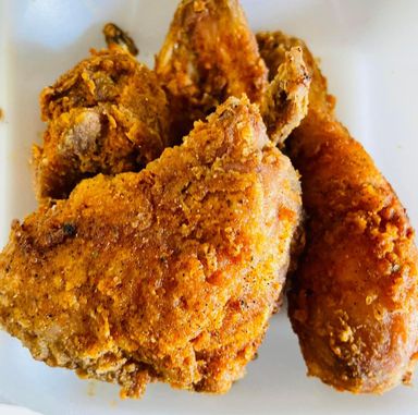 Three Peaces of Fried Chicken