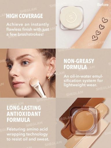 SHEGLAM Full Coverage Foundation Balm - Chestnut