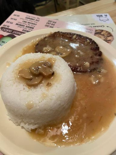 Garlic Burger Steak