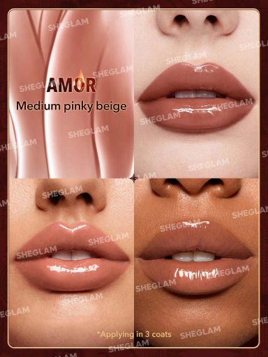 SHEGLAM Ember Rose Immortal Love Nourishing Lip Gloss - Amor