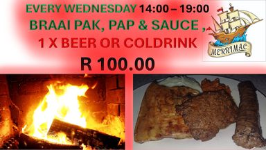 Every Wednesday Braai Day from 14:00