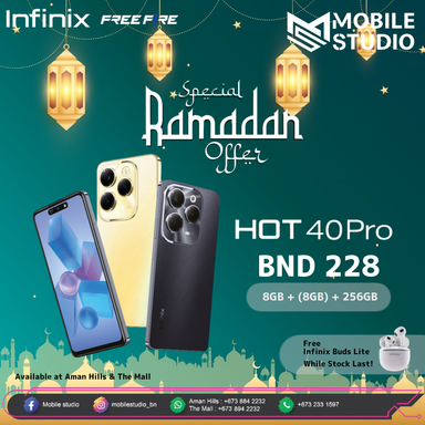 Infinix Hot 40 i ( 8gb + (8gb) + 256gb)