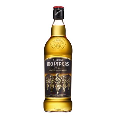 100 PIPERS WHISKY 1L