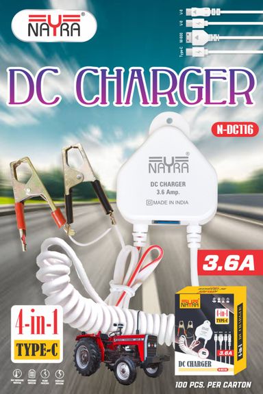 Nayra N-DC116 4-in-1 DC Charger 3.6A 