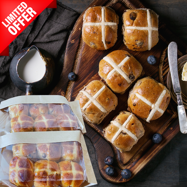 Sourdough Hot Cross Buns pack of 6