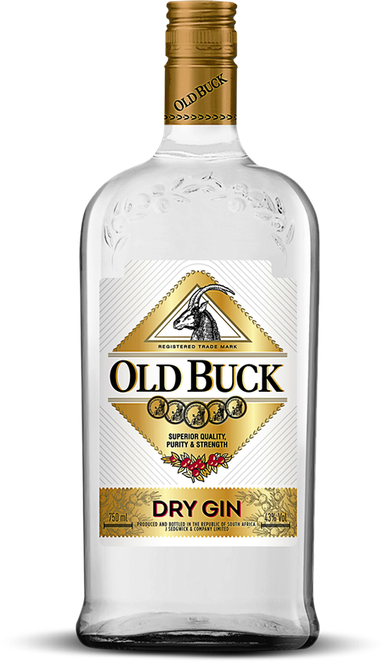 OLD BUCK DRY GIN 750ML