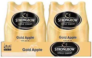 STRONGBOW GOLD NRB 330ML NRB CASE