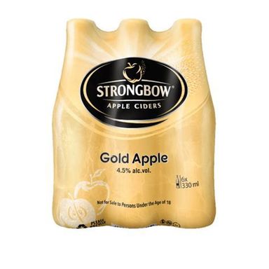 STRONGBOW GOLD 330ML NRB 6 PACK