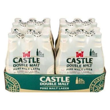 CASTLE DOUBLE MALT 340ML NRB CASE