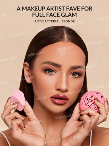 SHEGLAM Multi-Faceted Makeup Sponge Set - Pink