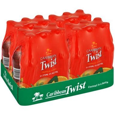 CARIBBEAN TWIST TROPICAL PUNCH 275ML CASE