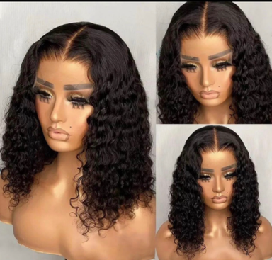 Curly full lace frontal 16"