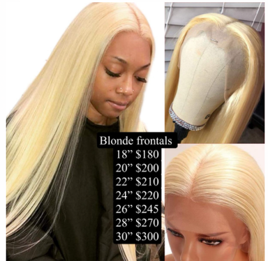 Blonde 4*4 closure 14"