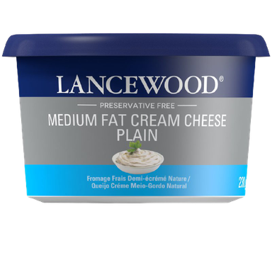 LANCEWOOD QUEIJO CREAM CHEESE 230G MED FAT PLAIN