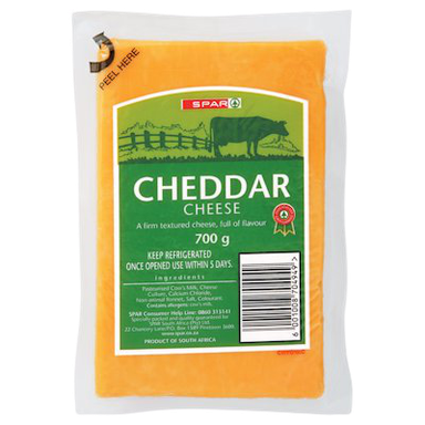 SPAR CHEDDAR 700GM