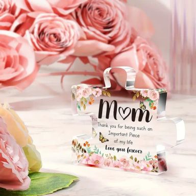 Mom Acrylic Plaque Gifts Desk Decorations Christmas Anniversary Birthday Gifts For Mom, Ideas, Home Deocr, Room Decor