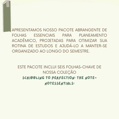 Pacote Controlo Académico (ver.PT- PORTUGUÊS) digital + printable