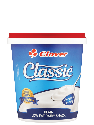 CLOVER CLASSIC LOW FAT YOGHURT 1KG PLAIN