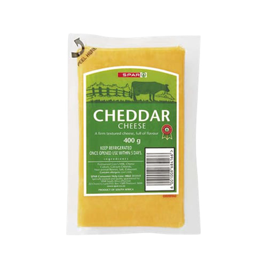 SPAR CHEDDAR CHEESE  400G