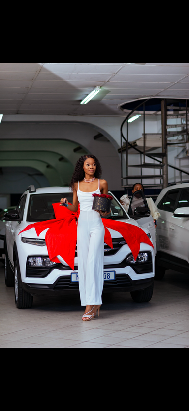 White formal jumpsuit 