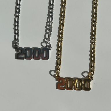 Custom/ Personalized Number Nameplate Necklace