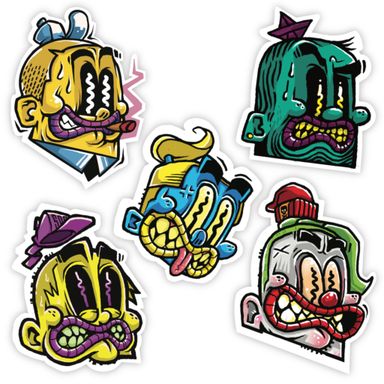 ‘SOS CHARACTERS’ STICKERPACK