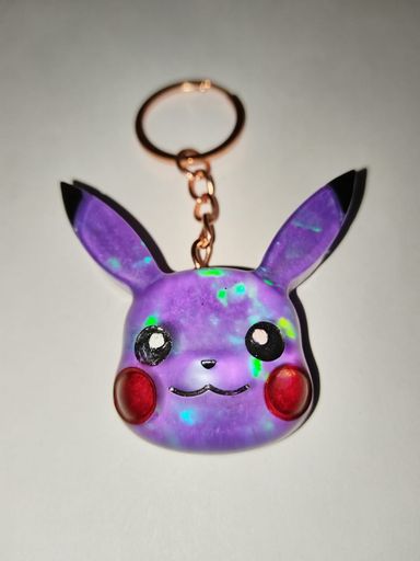 Keychain Pokemon Pikachu *Handmade* Multi color Car keychain House key ring