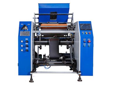 Stretch rewinding machine 