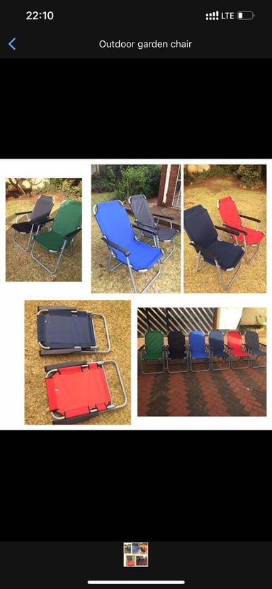 Camping and outdoor chairs 