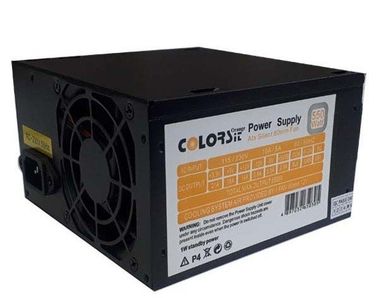 Desktop power supply colorsit 550 w (1 year Warranty)