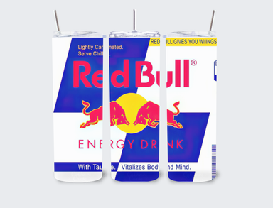 Redbull - 20 Oz Skinny Tumbler With Straw & Lid  #9