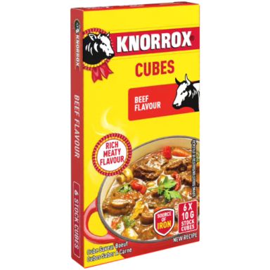 Knorrox Beef Flavoured Stock Cubes 6 x 10g