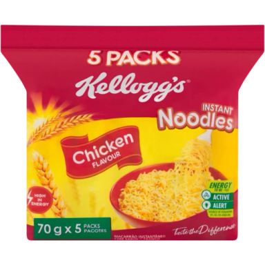 Kellogg's Assorted Flavoured Instant Noodles 5 x 70g