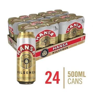 HANSA PILSENER 500ML CAN CASE 24