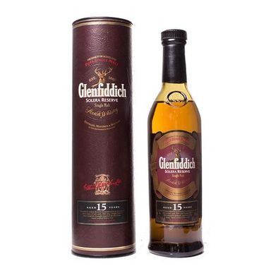 GLENFIDDICH 15Y  SOLERA RESERVE 750ML