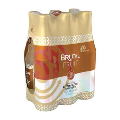 BRUTAL FRUIT LITCHI 330ML NRB 6 PACK