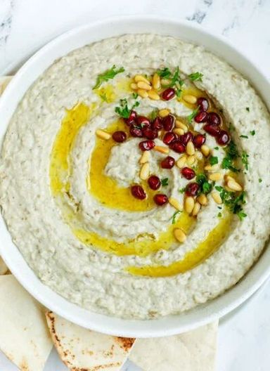 Vegan Baba Ghannouj (V)