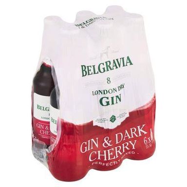 BELGRAVIA GIN & DARK CHERRY 6 PACK NRB