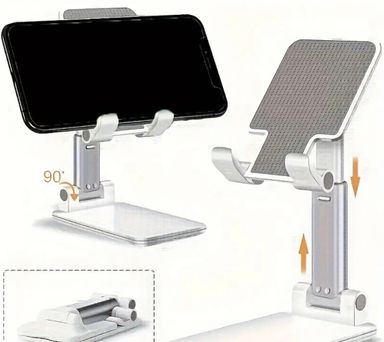 Foldable mobile phone tablet stand